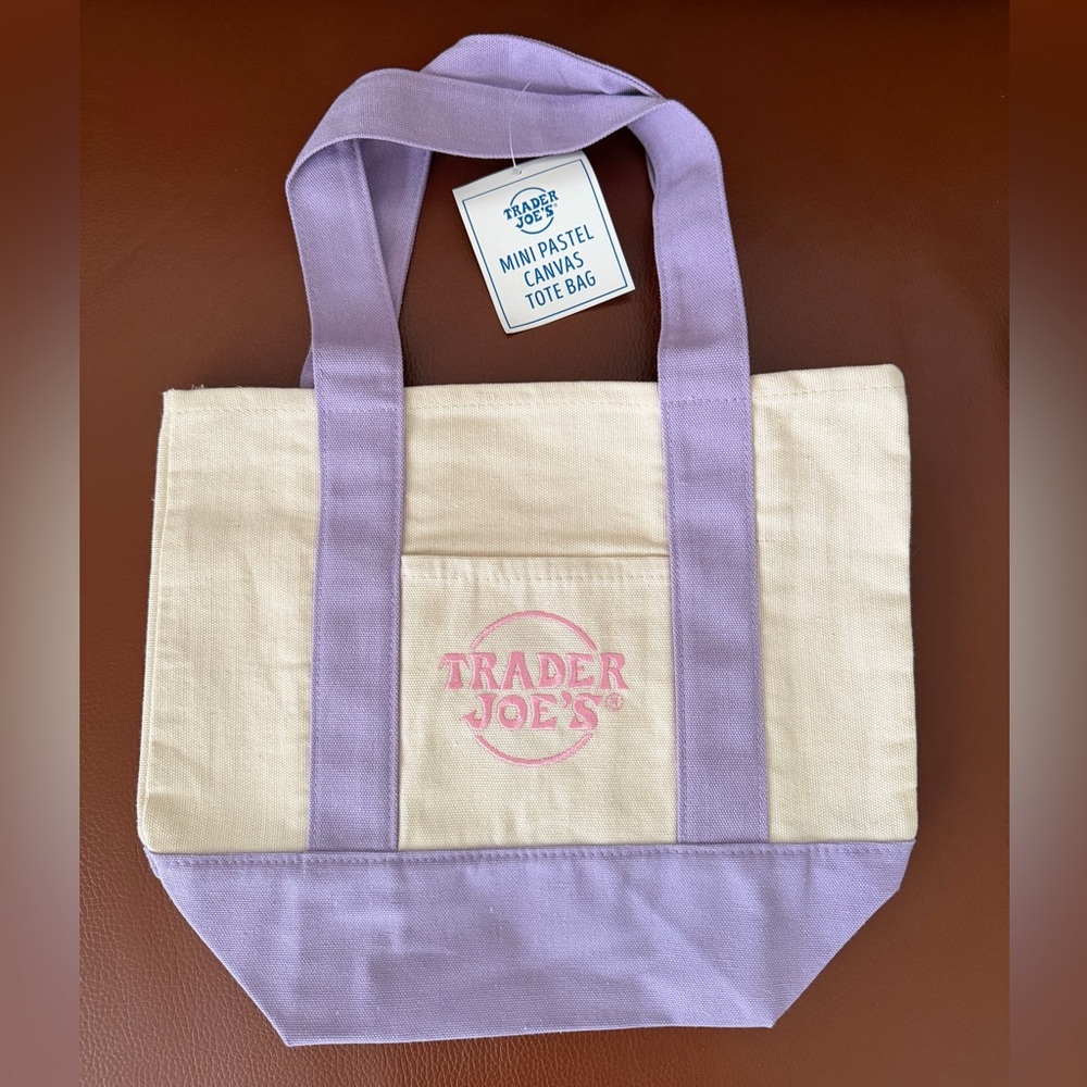 Trader Joe’s Mini Tote Bags - Pastel purple